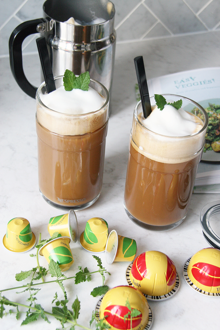 The Best Iced Nespresso Mint Lattes - A Life Delicious